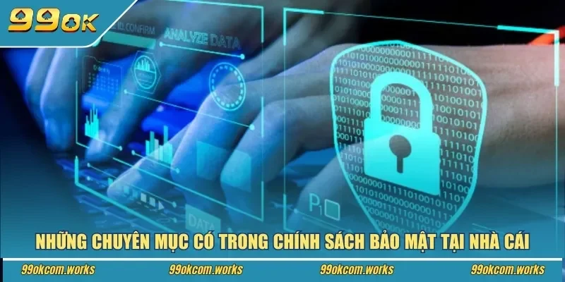 Những chuyên mục có trong chính sách bảo mật tại nhà cái